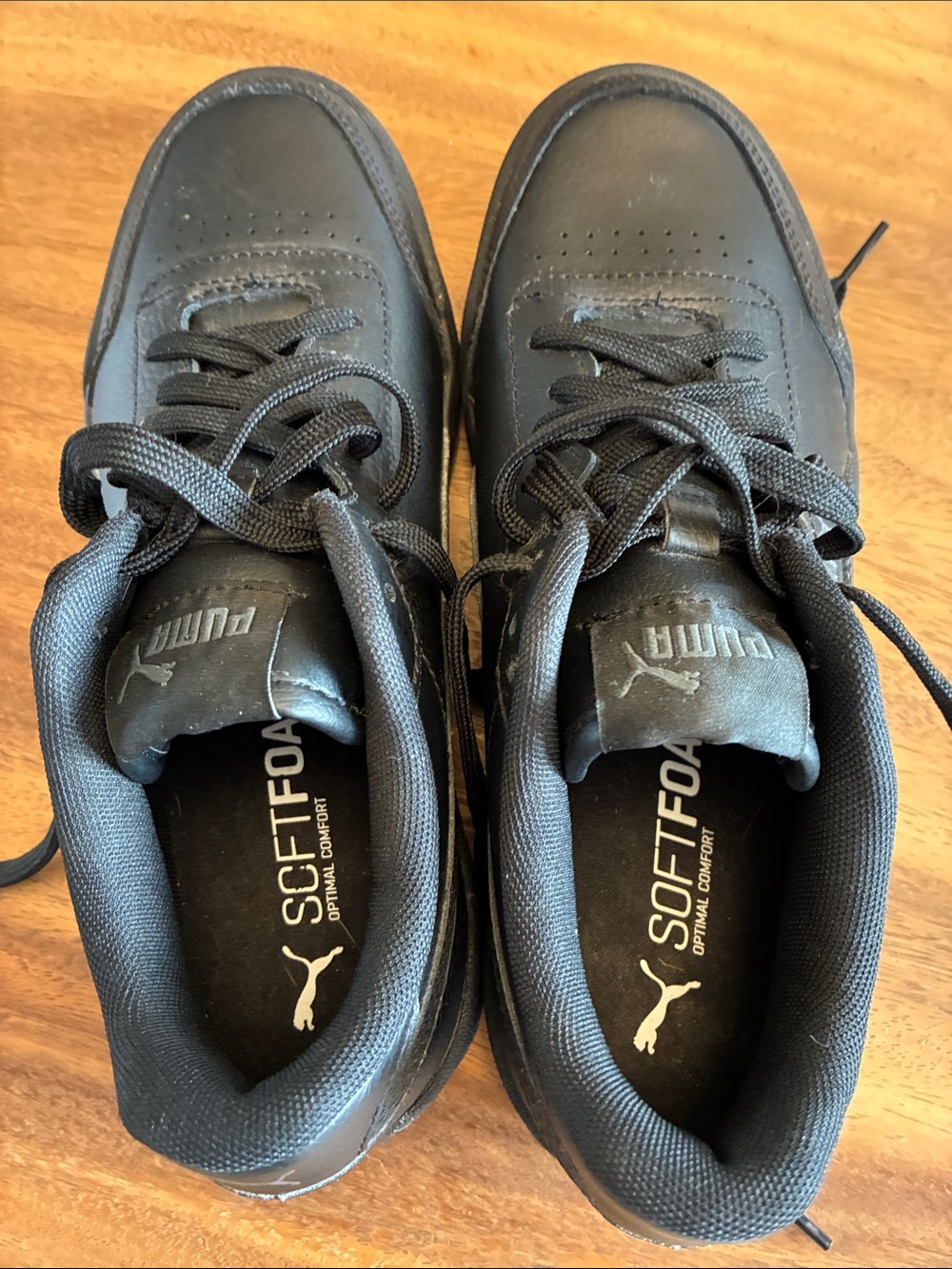 Puma Men’s Black Low-Top Sneakers - Picture 3 of 3